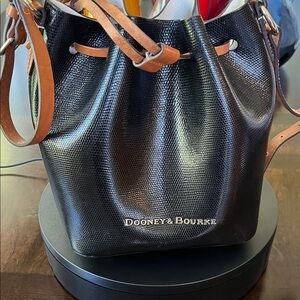 Dooney & Bourke Black Textured Shoulder Bag